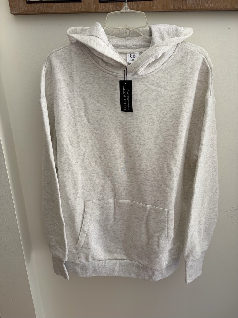 Little Bipsy Light Heather Gray Hoodie